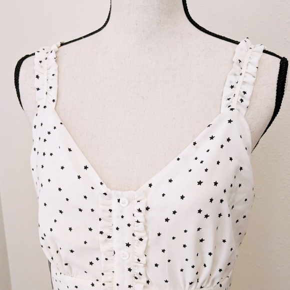 NWT 19 Cooper Starry Ivory Mini Dress - Picture 3 of 4